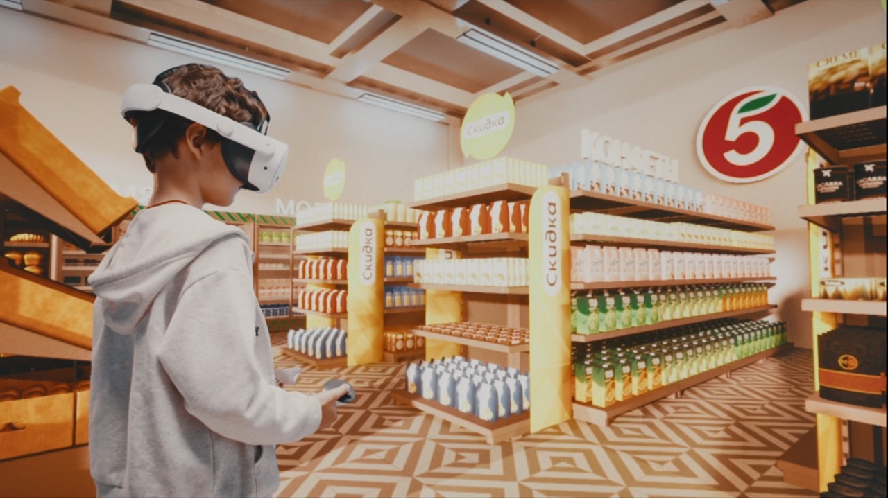 Пятёрочка: «Виртуальный магазин» — VR-платформа для обучения самостоятельным покупкам детей с РАС