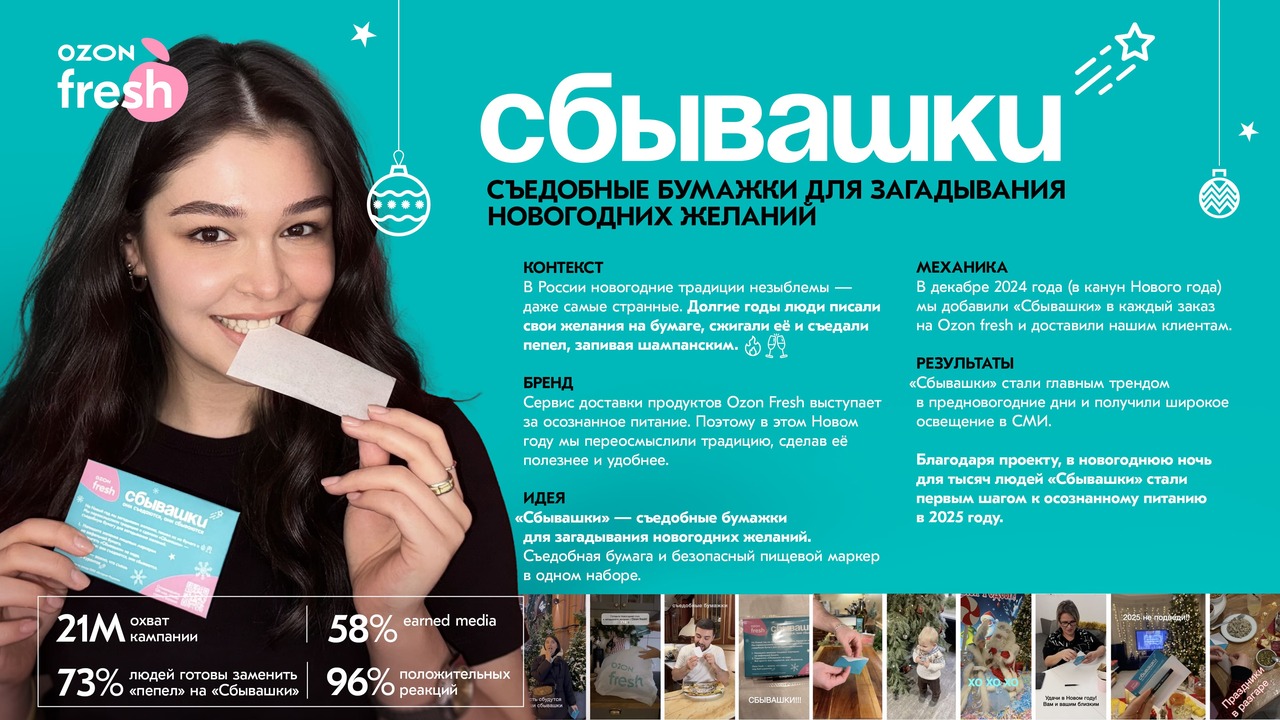 Сбывашки – съедобные бумажки для загадывания новогодних желаний