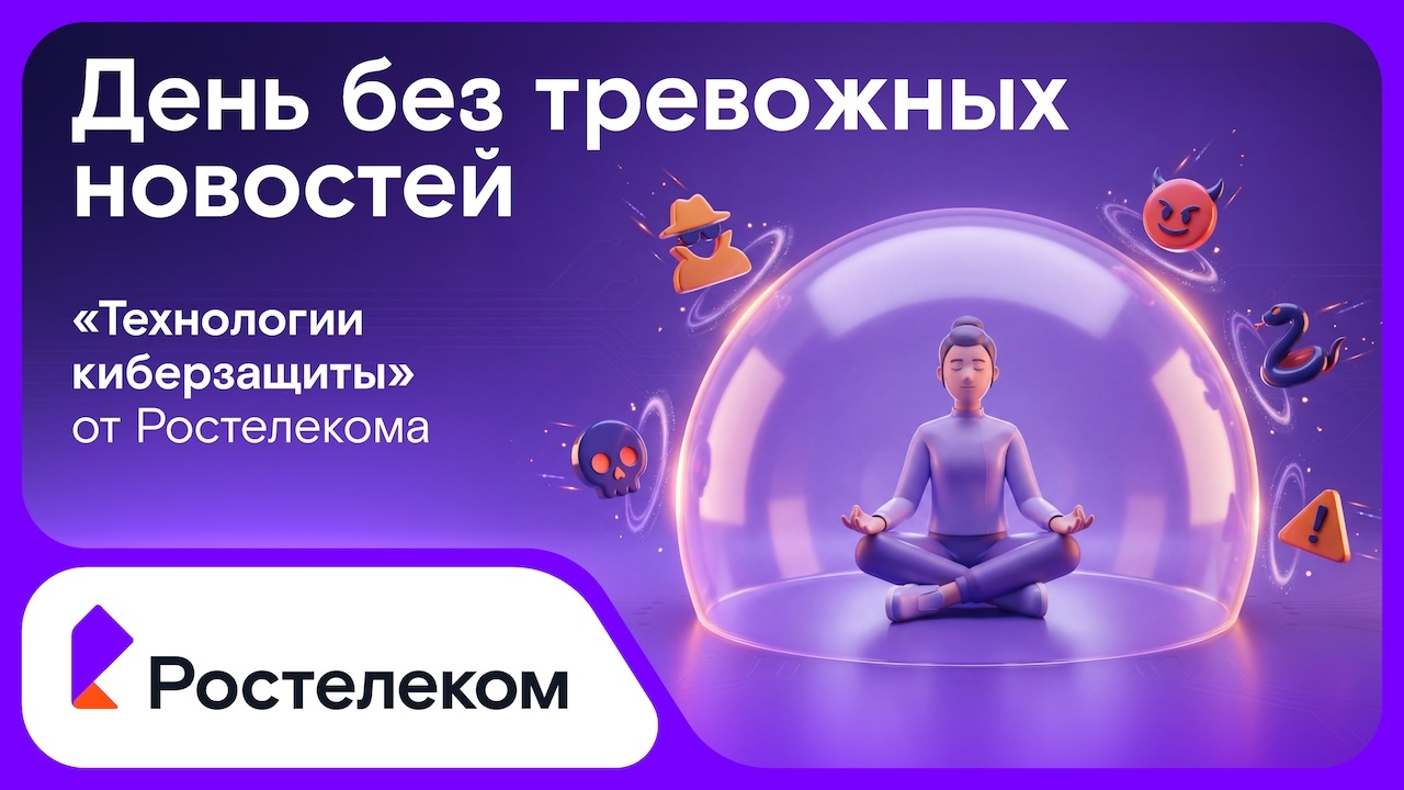 «День без тревожных новостей» – «Технологии киберзащиты» от Ростелекома