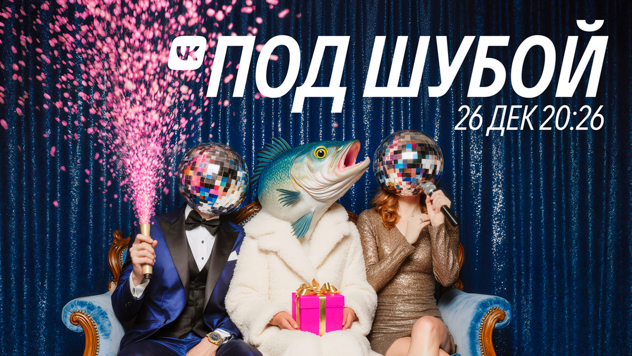 Селедка-селебрити: как маскот новогоднего фильма VK стал героем инфополя