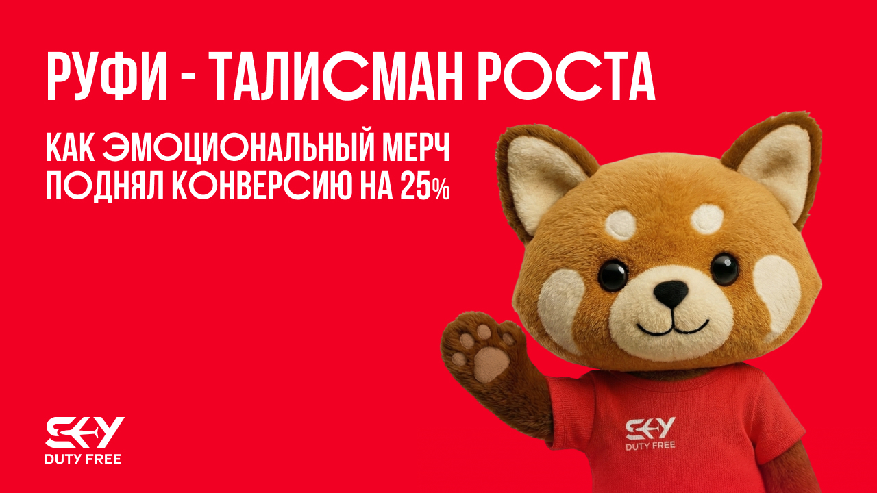 Руфи-эффект: как эмоциональный мерч поднял конверсию в магазинах Sky Duty Free на 25%