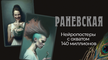 Раневская. Нейропостеры с охватом 140 миллионов.