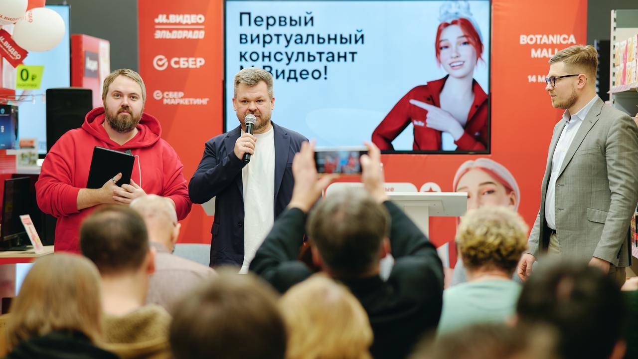 Эм.Ви — первый в России интерактивный фотореалистичный аватар-консультант в ритейле для бренда М.Видео